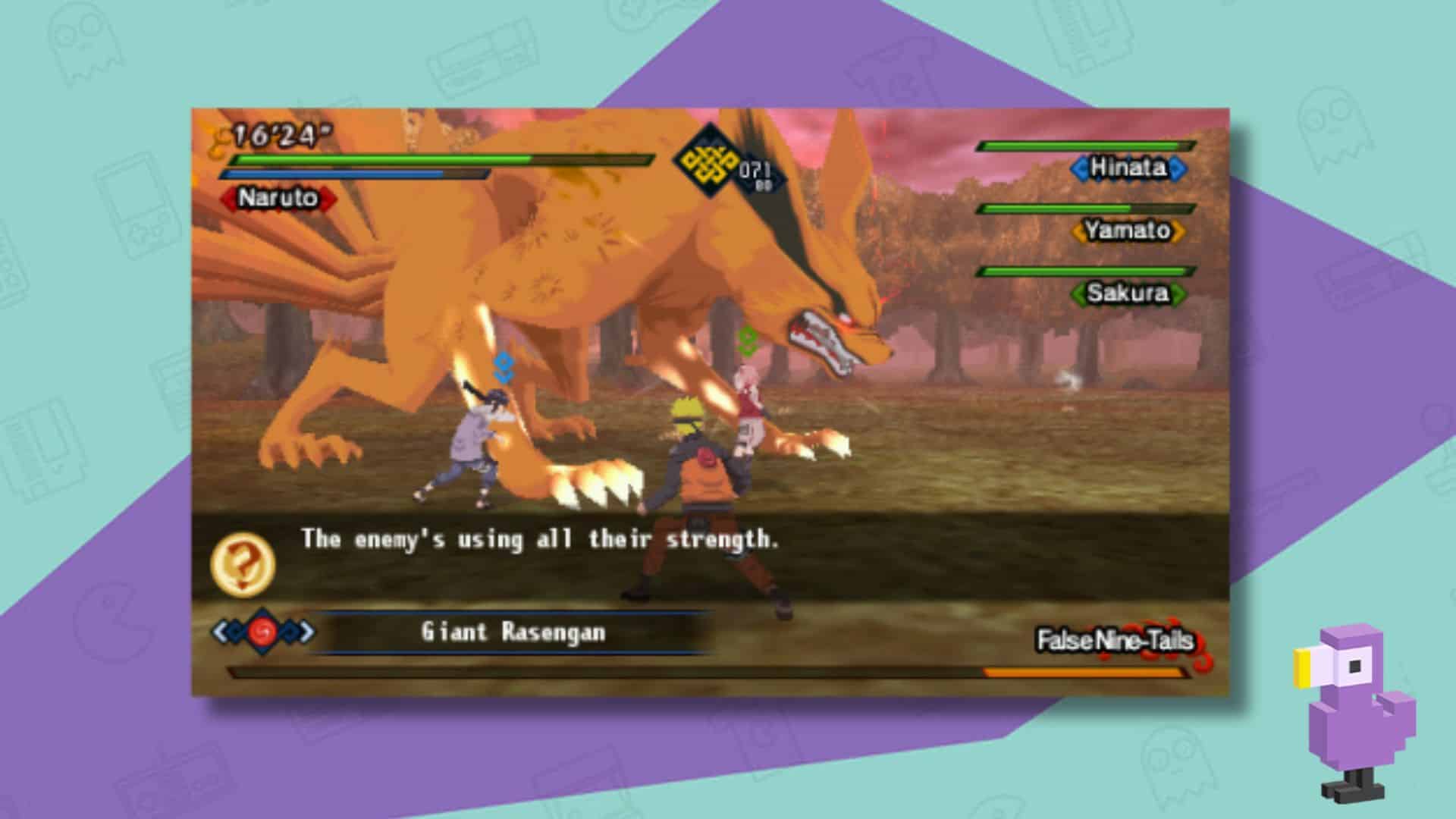 BEST NARUTO GAMES ON PSP. NARUTO SHIPPUDEN KIZUNA DRIVE SCREENSHOT OF GAMEPLAY