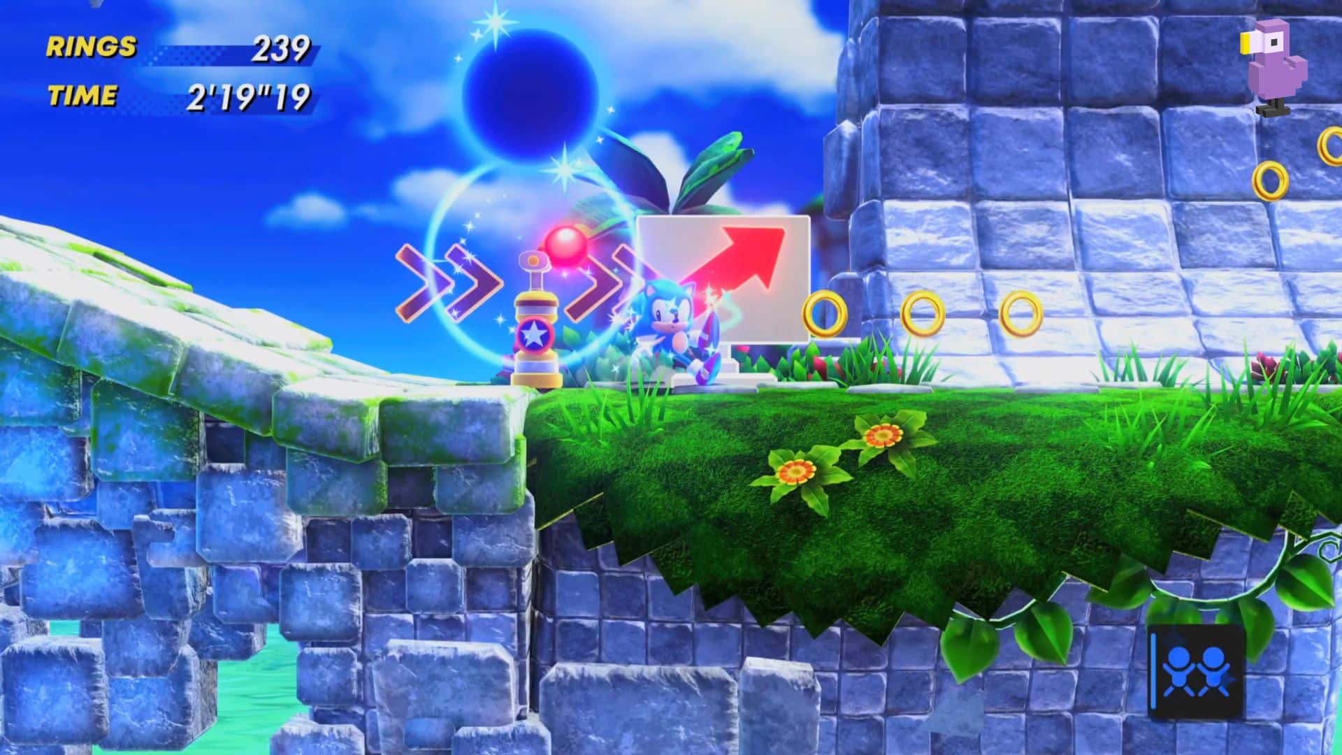 SONIC RUNS PAST A CHECKPOINT - Sonic Superstars Trophy & Achievement Guide