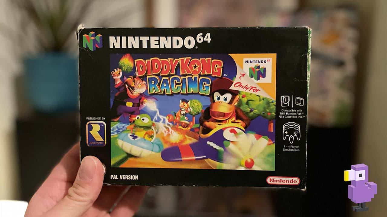 Seb's Diddy Kong Racing game box