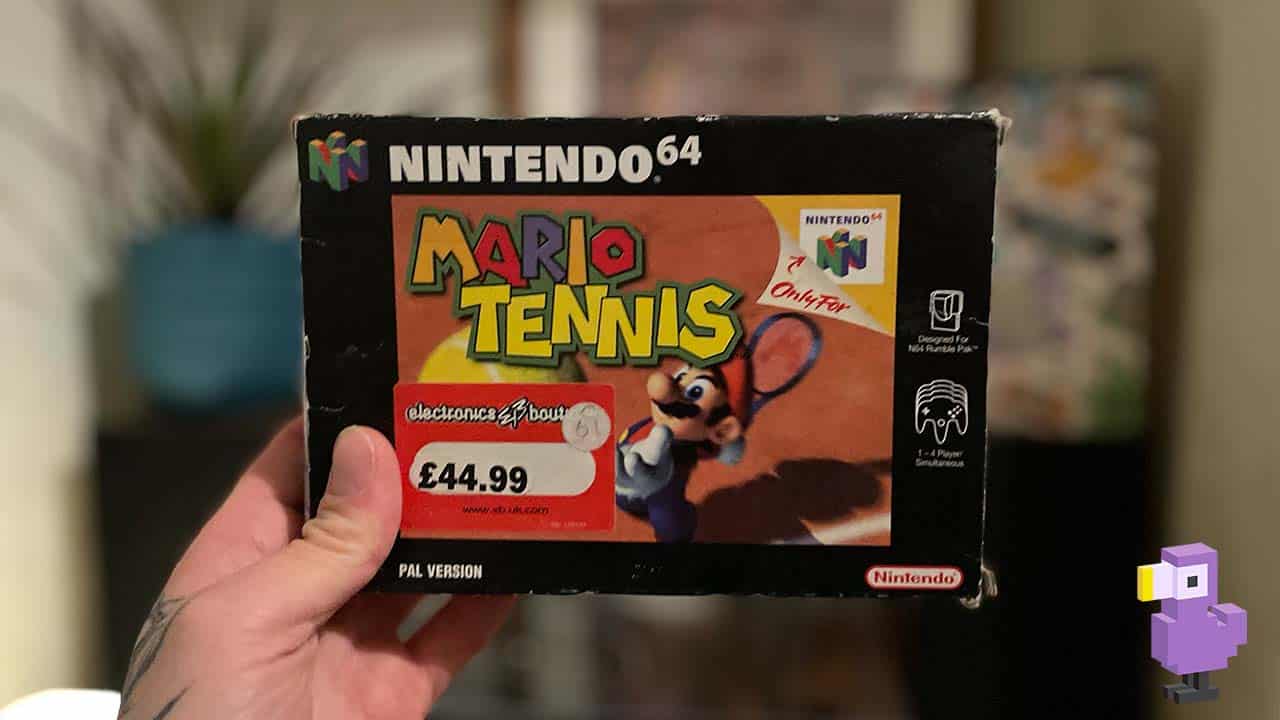 Mario Tennis game box from Seb's N64 collection