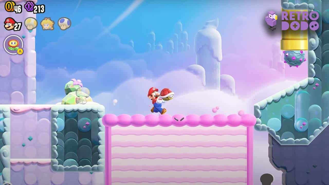 super mario bros wonder review - level design