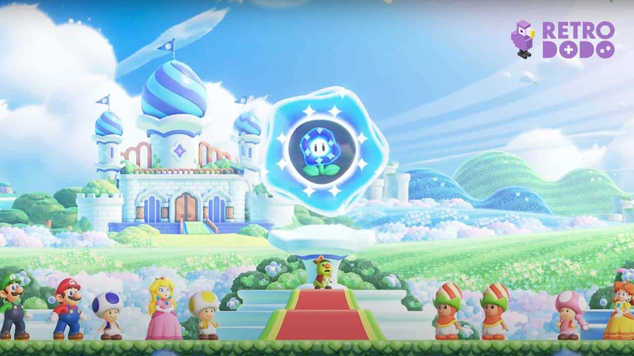 super mario bros wonder review - wonder flower