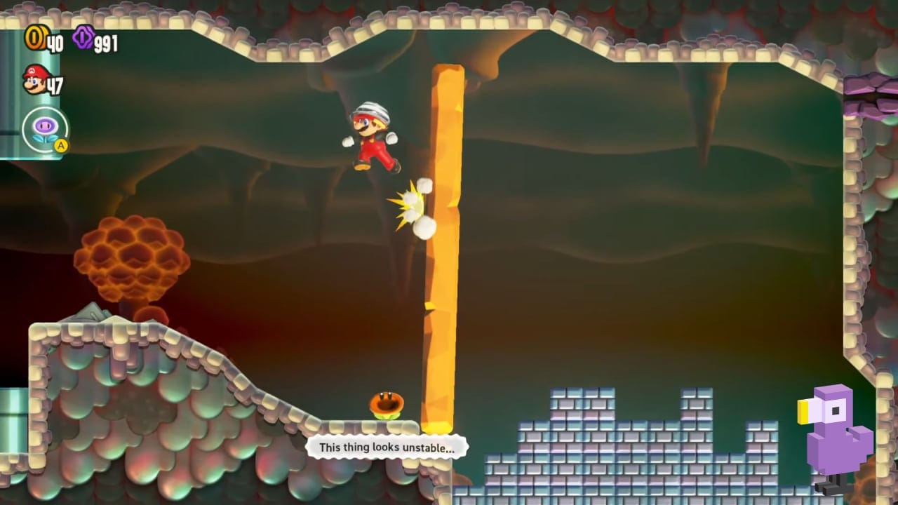 super mario bros wonder secret exits where rrrumbas rule 1