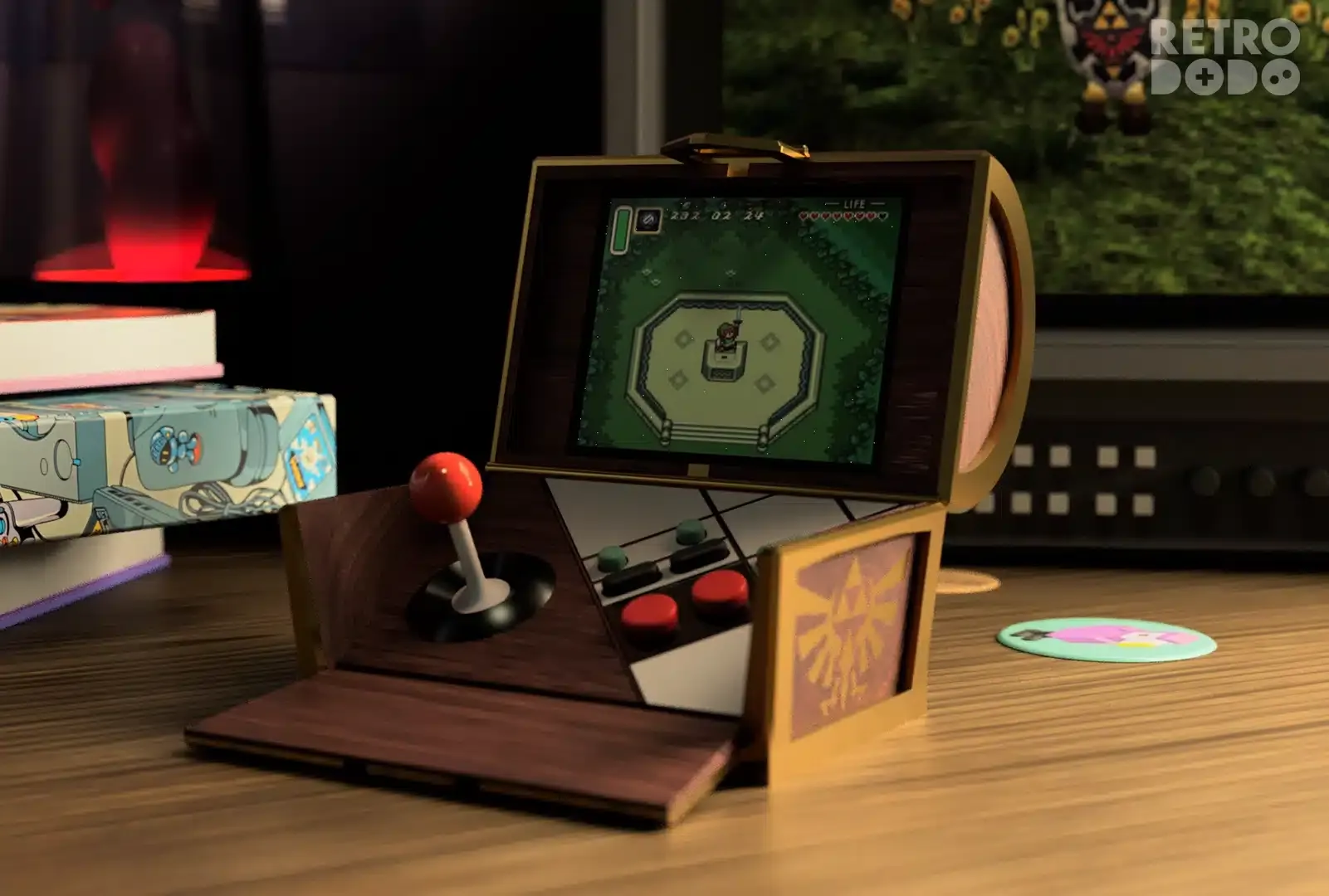 zelda chest games console concept