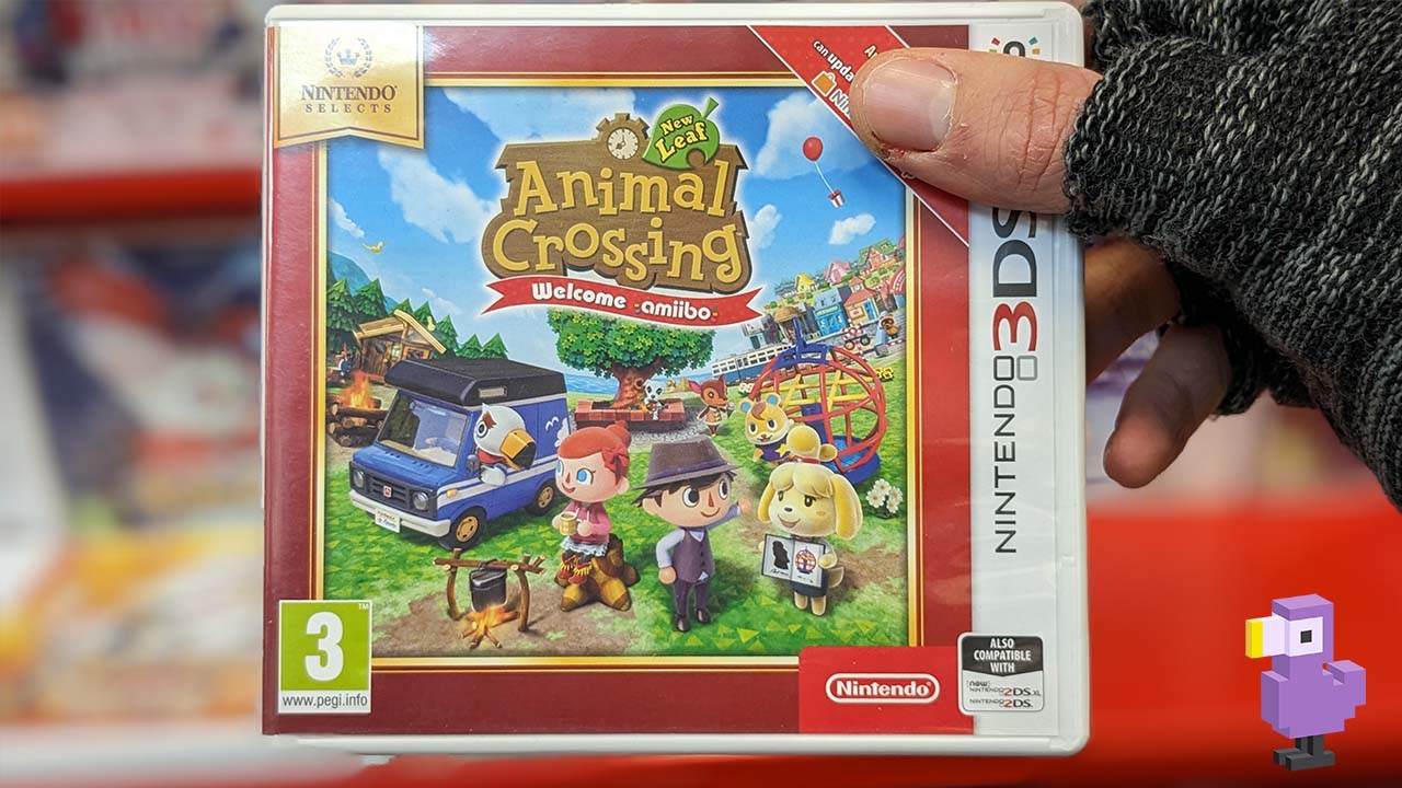 Animal Crossing New Leaf game case cover art