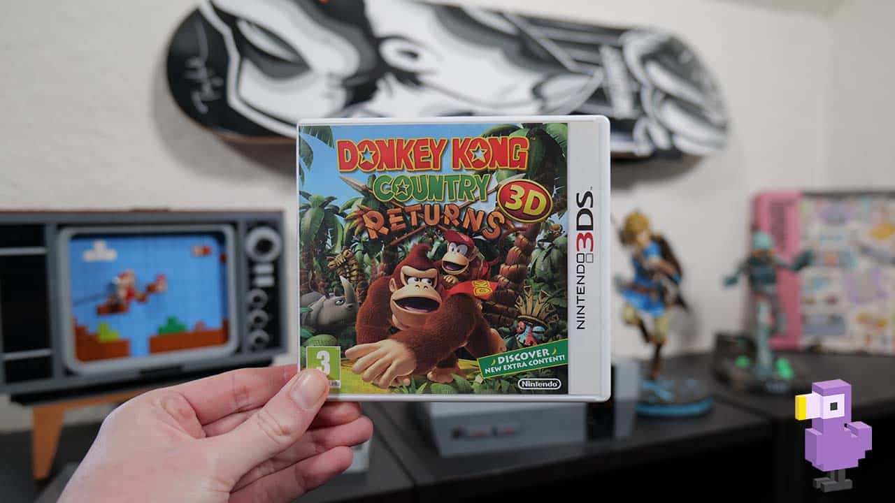 Donkey Kong Country Returns game box for the 3DS