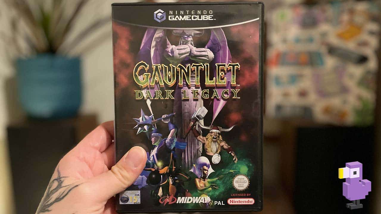 Gauntlet Dark Legacy for the GameCube in Seb's hand