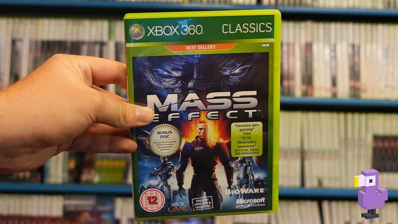 Mass Effect game case cover art