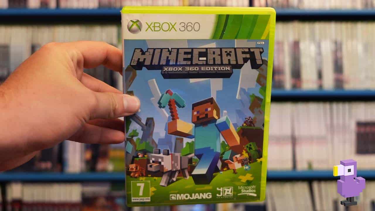 Minecraft game case cover art xbox 360