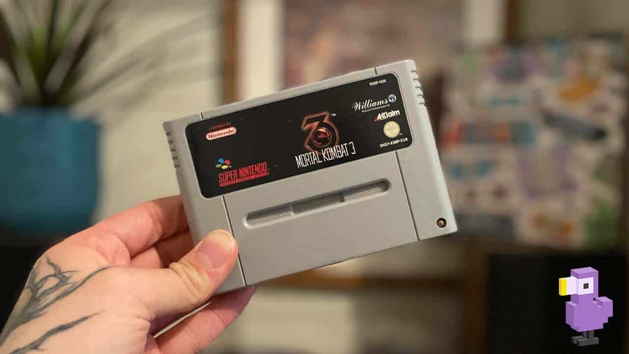 Mortal Kombat 3 Game cartridge