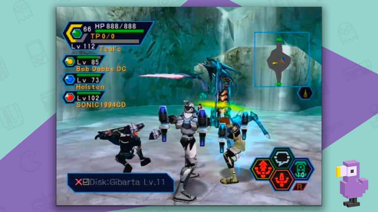 Phantasy Star Online gameplay