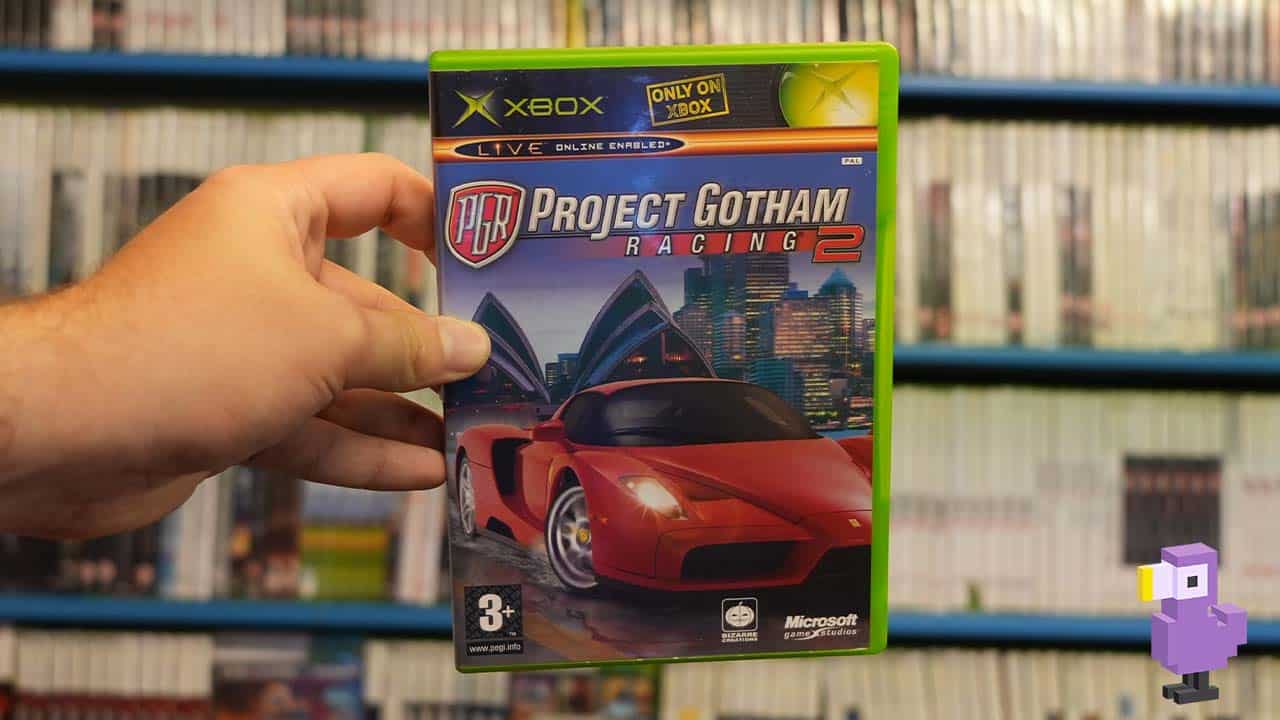 Project Gotham Racing 2 game case game box for the Original Xbox