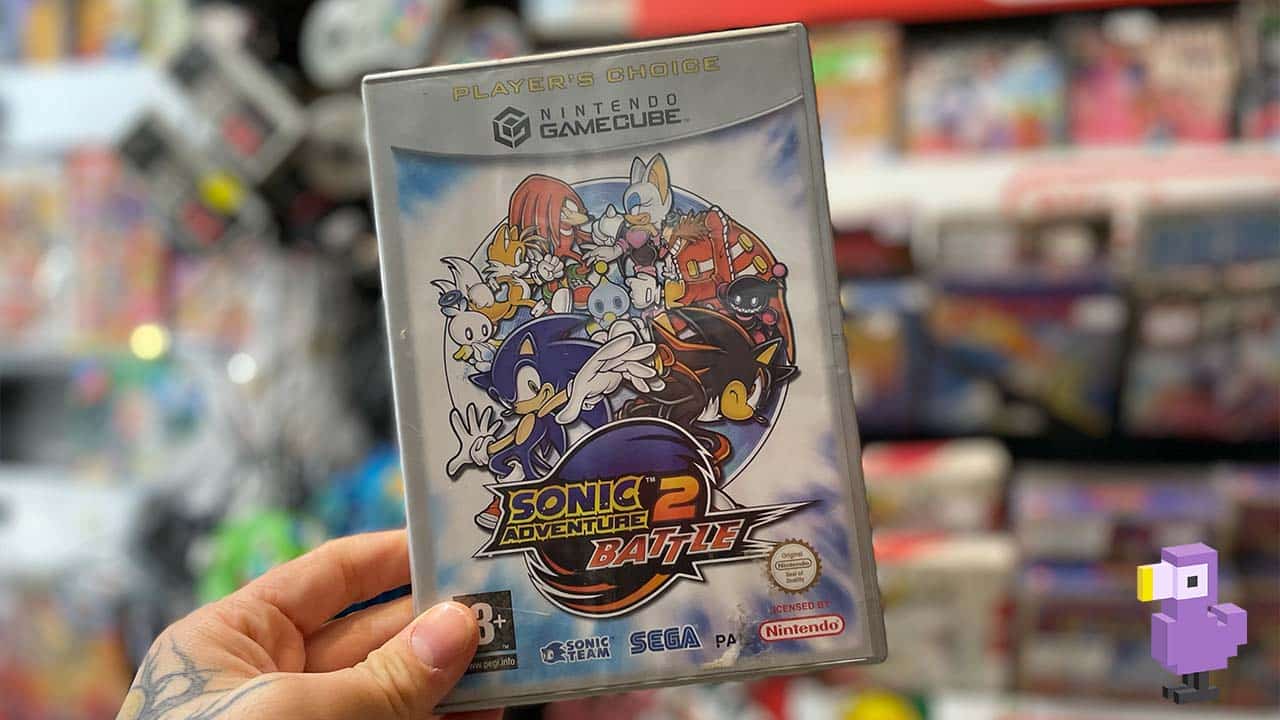 Sonic adventure 2 Battle Game Case Cover Art GameCube Game