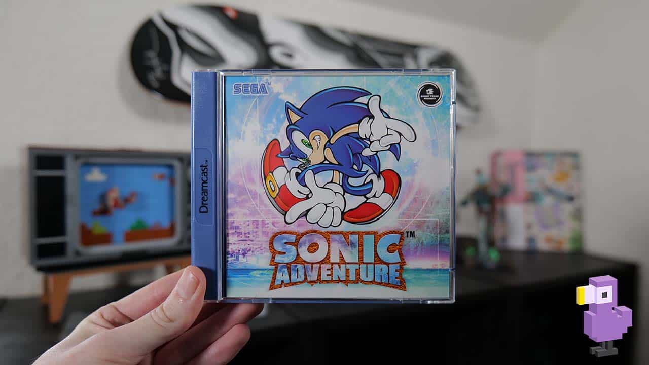 sonic adventure game case cover art