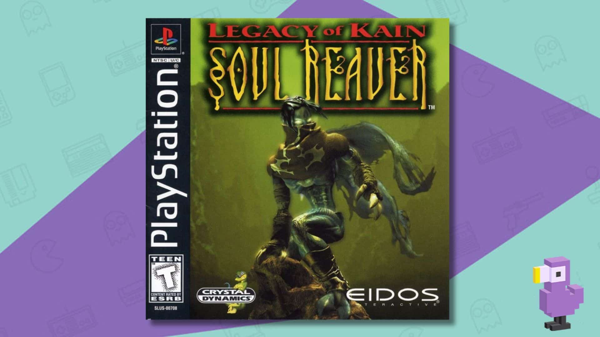 Legacy of Kain Soul Reaver Ps1 game box