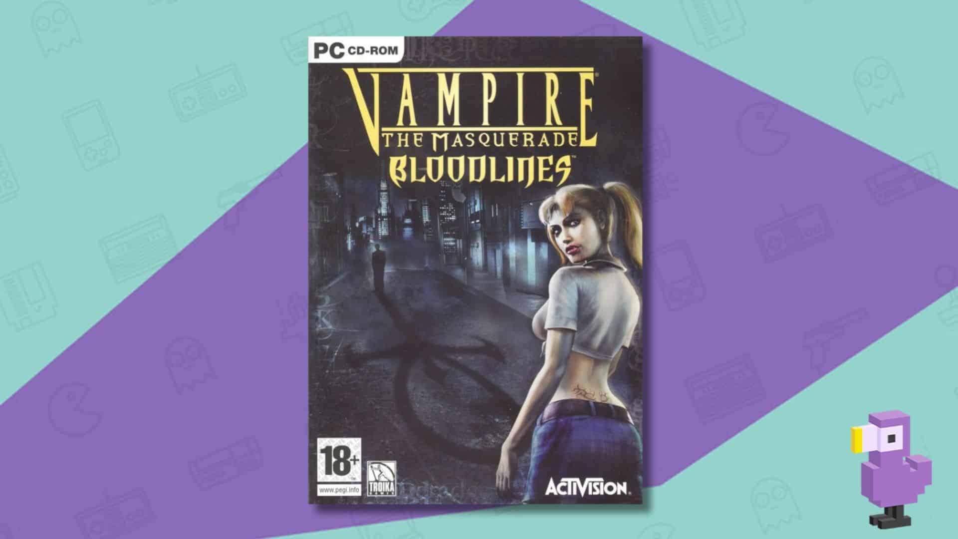 Vampire: The Masquerade Bloodlines game case for the PC