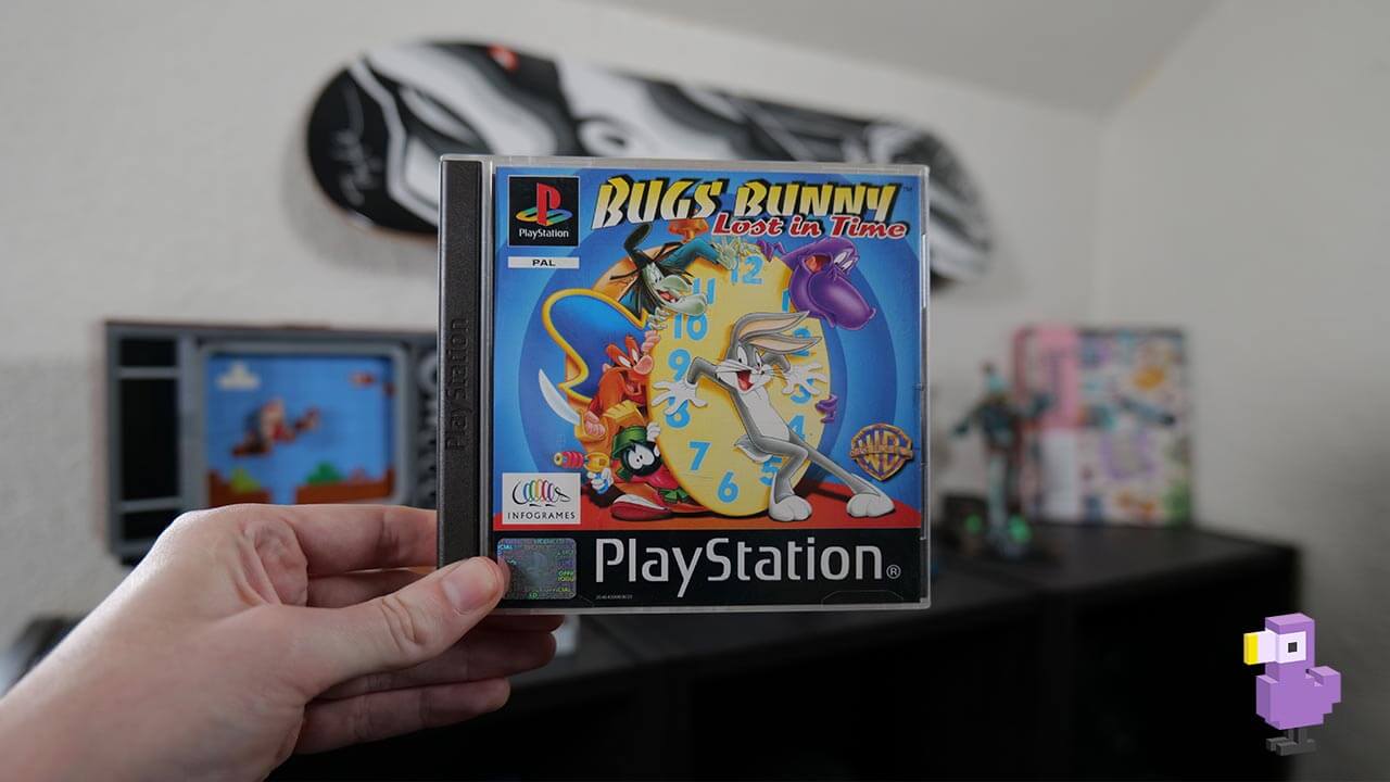 Bugs Bunny: Lost in Time PS1 game case