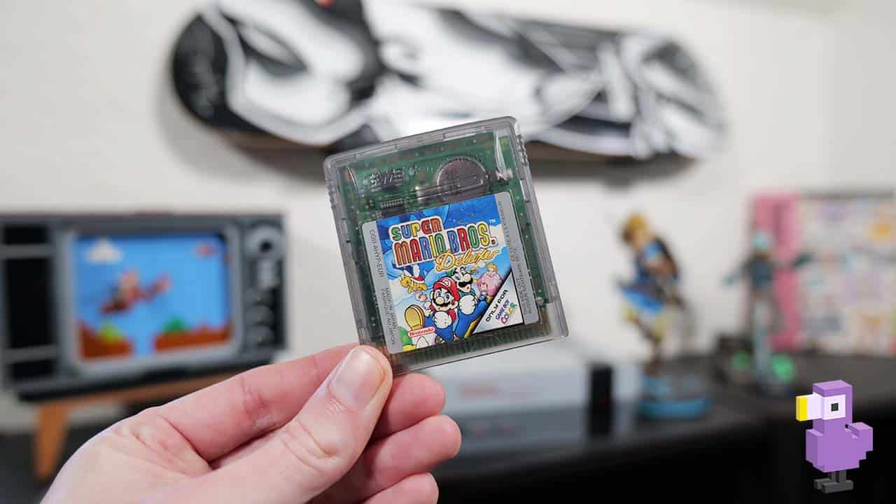 Super Mario Bros Deluxe game cart