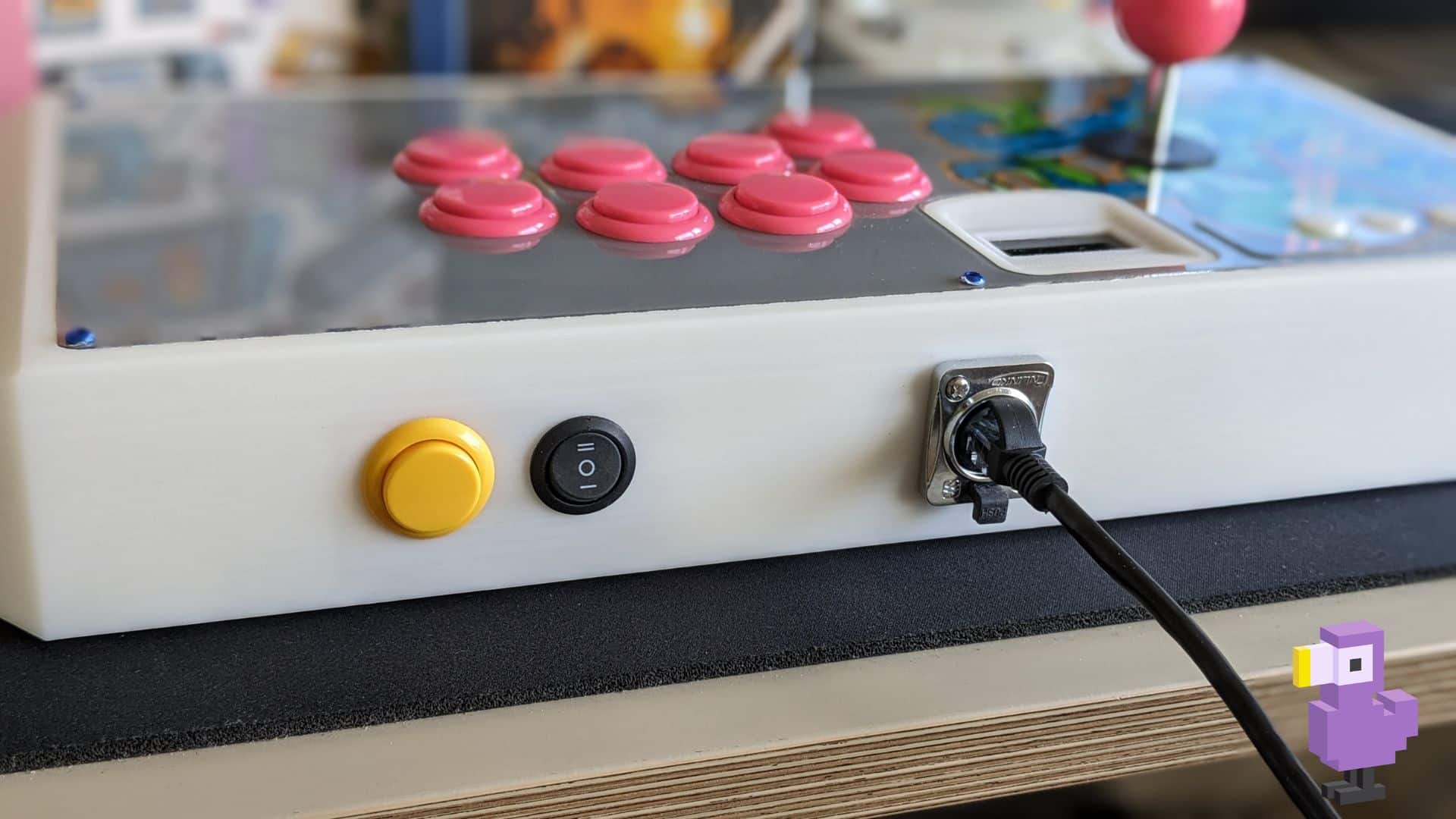 Octopus Arcade Stick back