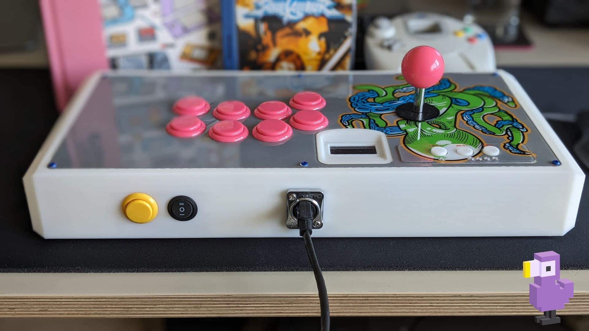 Octopus Arcade Stick back