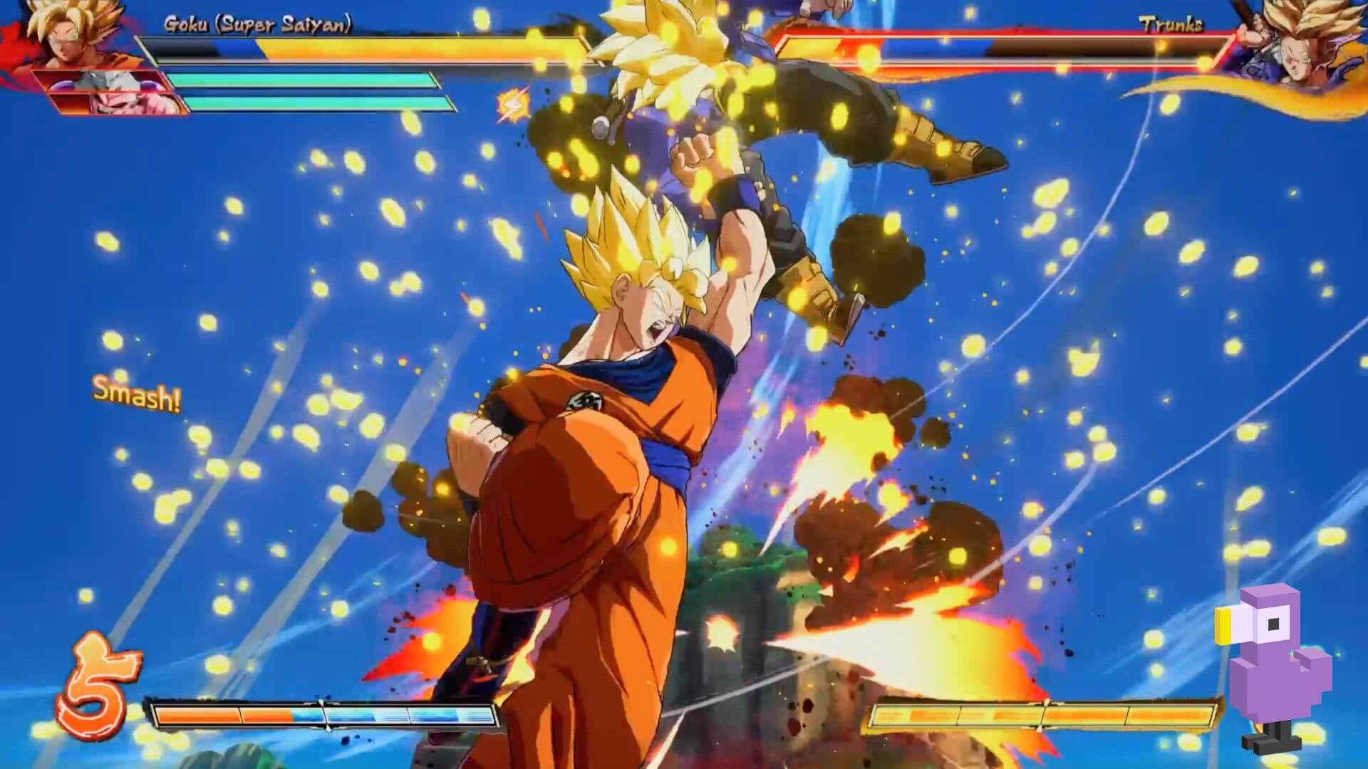 Dragon Ball FighterZ uppercut