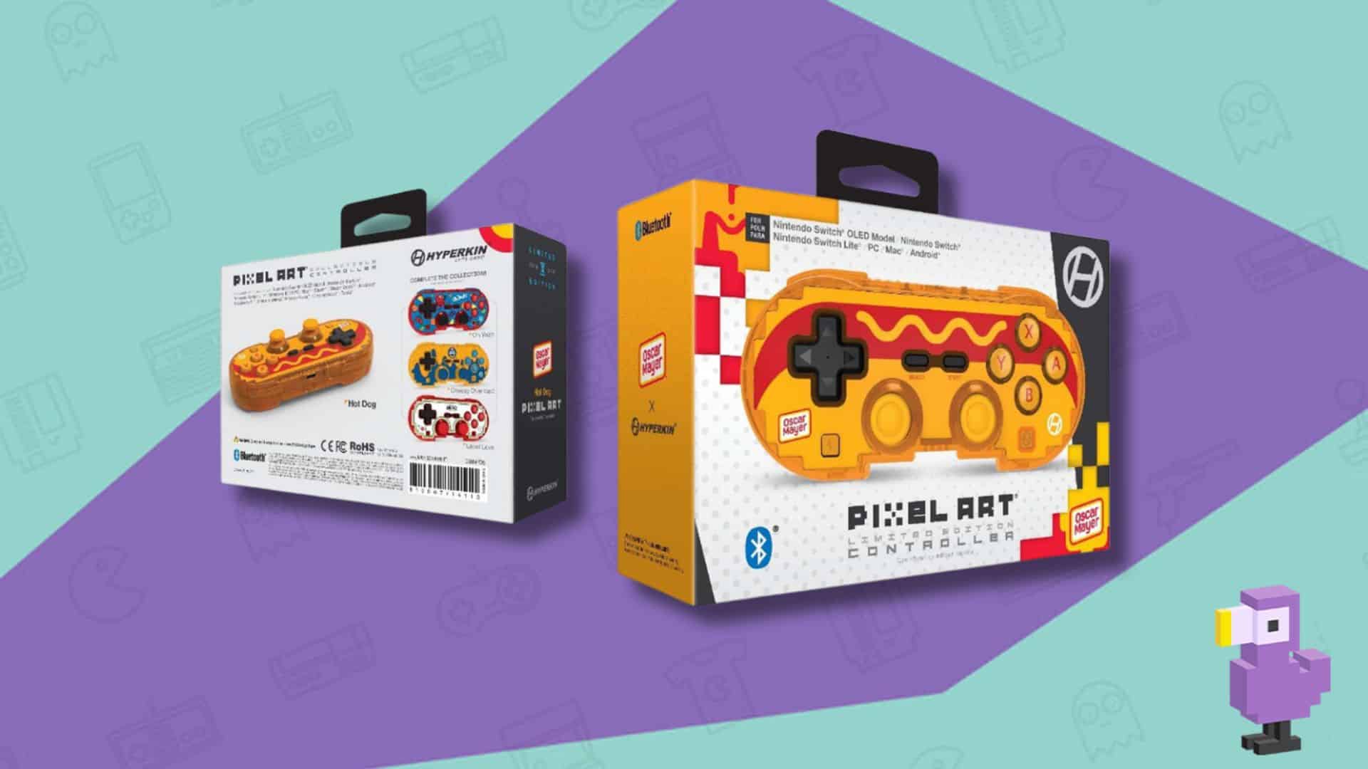 Hyperkin hot dog controller pack shot