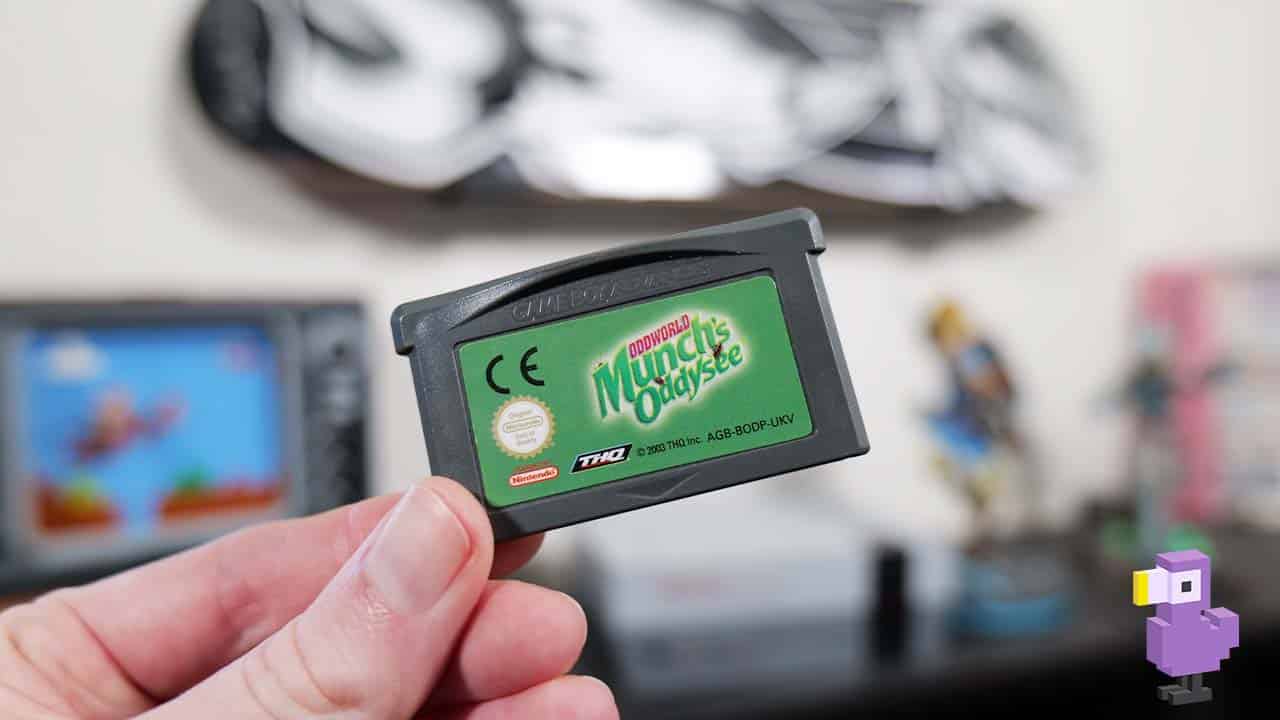 Oddworld Munch's Oddysee GBA Game cart - Best Oddworld Games