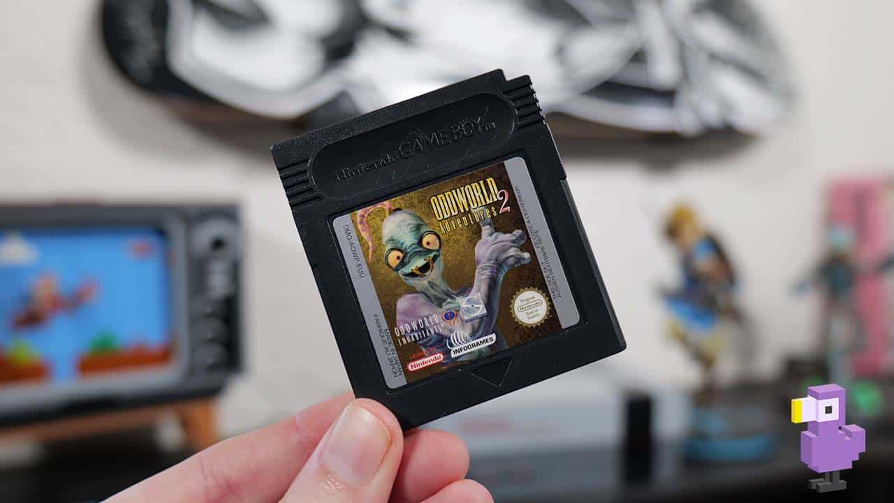 Oddworld Adventures 2 GBC game cart - Best Oddworld Games