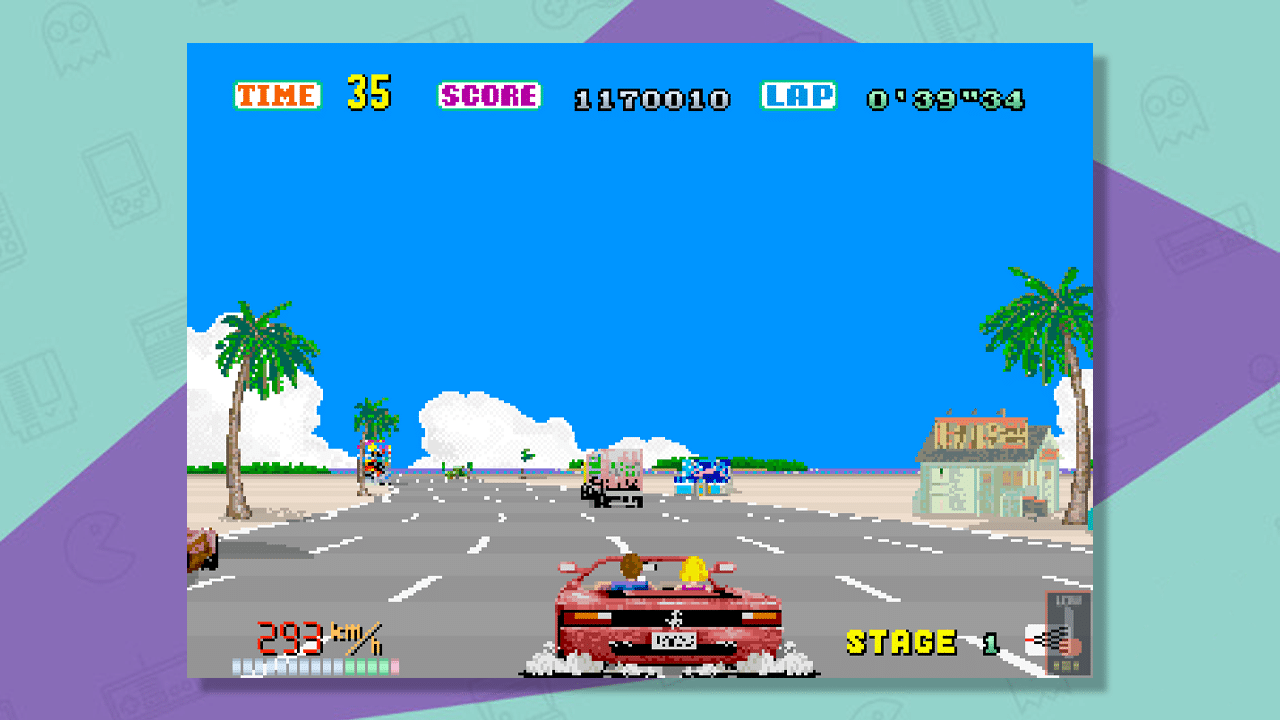 Out Run (1986) gameplay