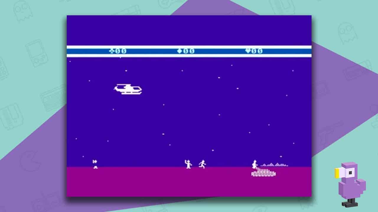 Choplifter atari 5200 gameplay