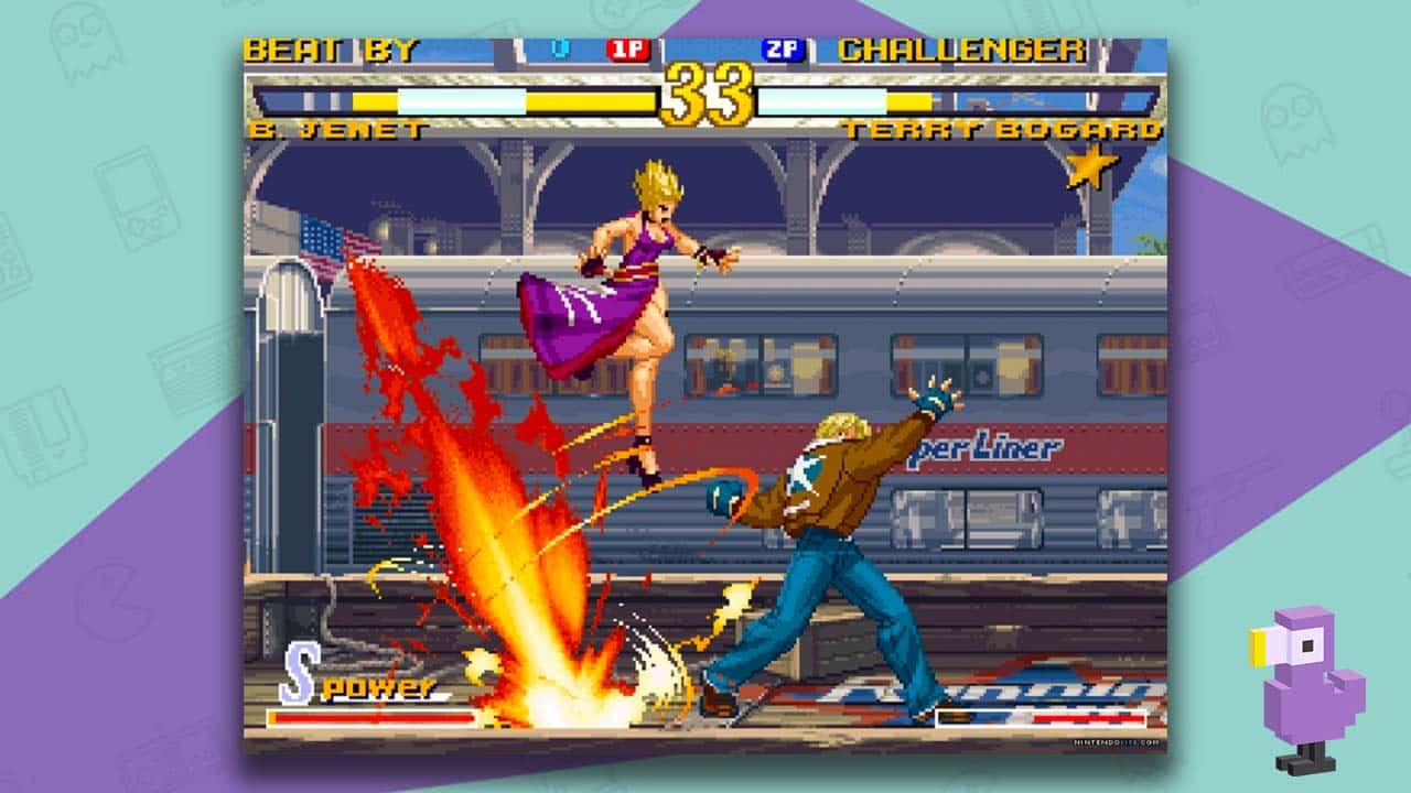 Garou: Mark Of The Wolves gameplay