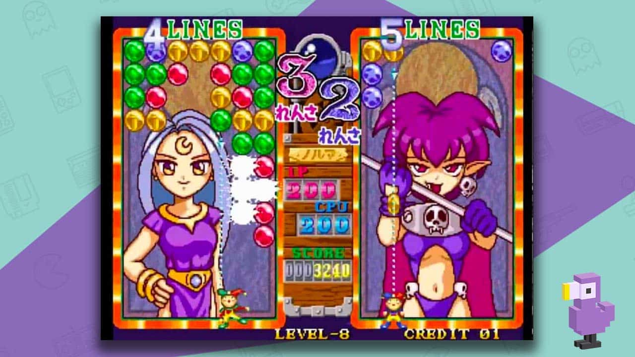 Neo Geo Magical Drop III gameplay