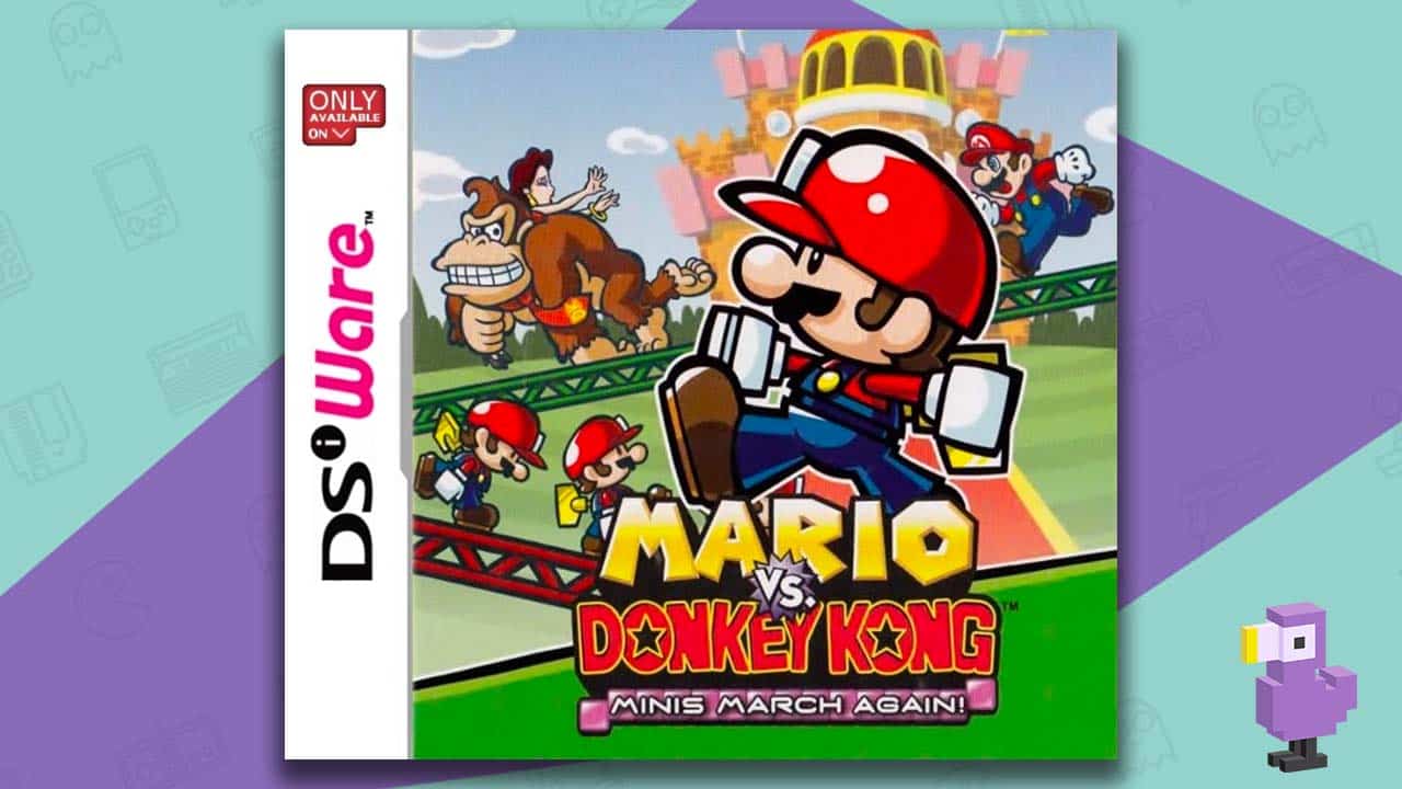 Mario vs. Donkey Kong: Minis March Again! DS game art