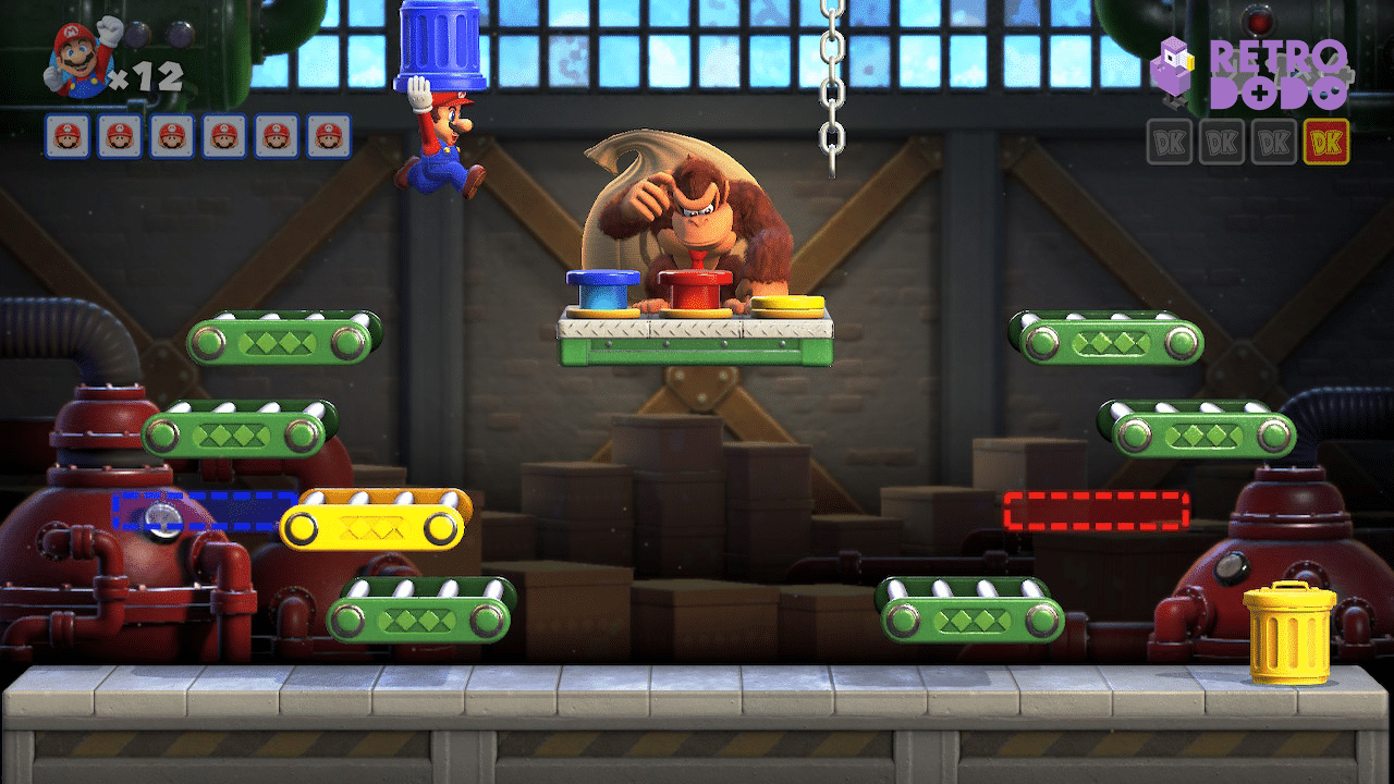 Mario Vs Donkey Kong boss fight.