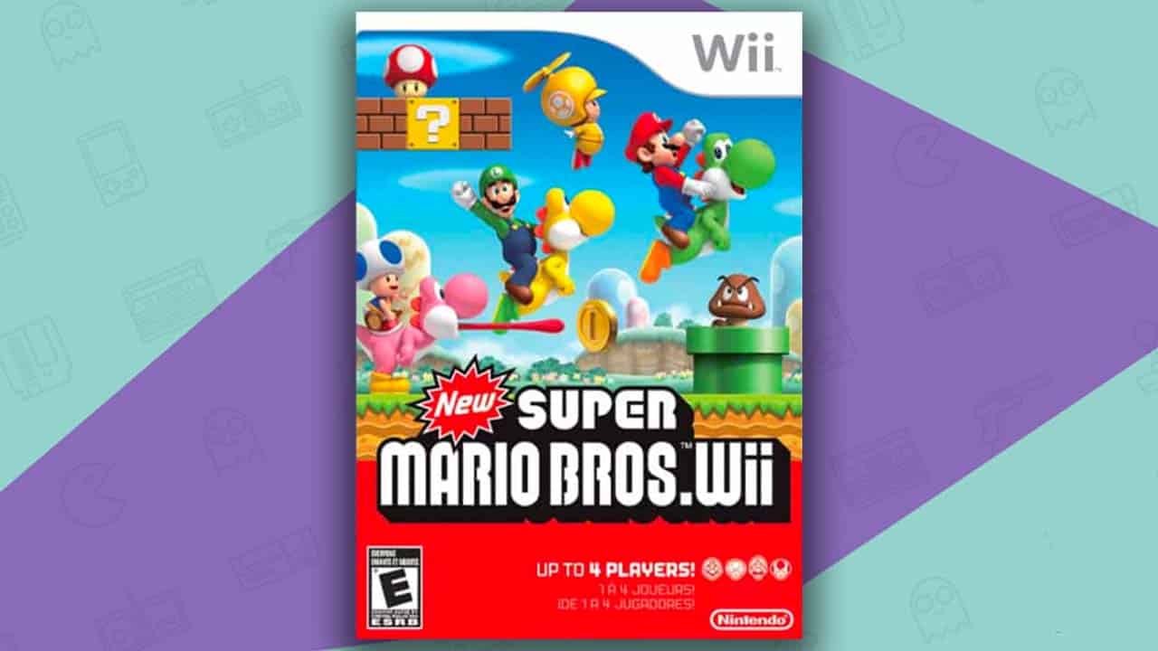 New Super Mario Bros Wii Game Box Wii