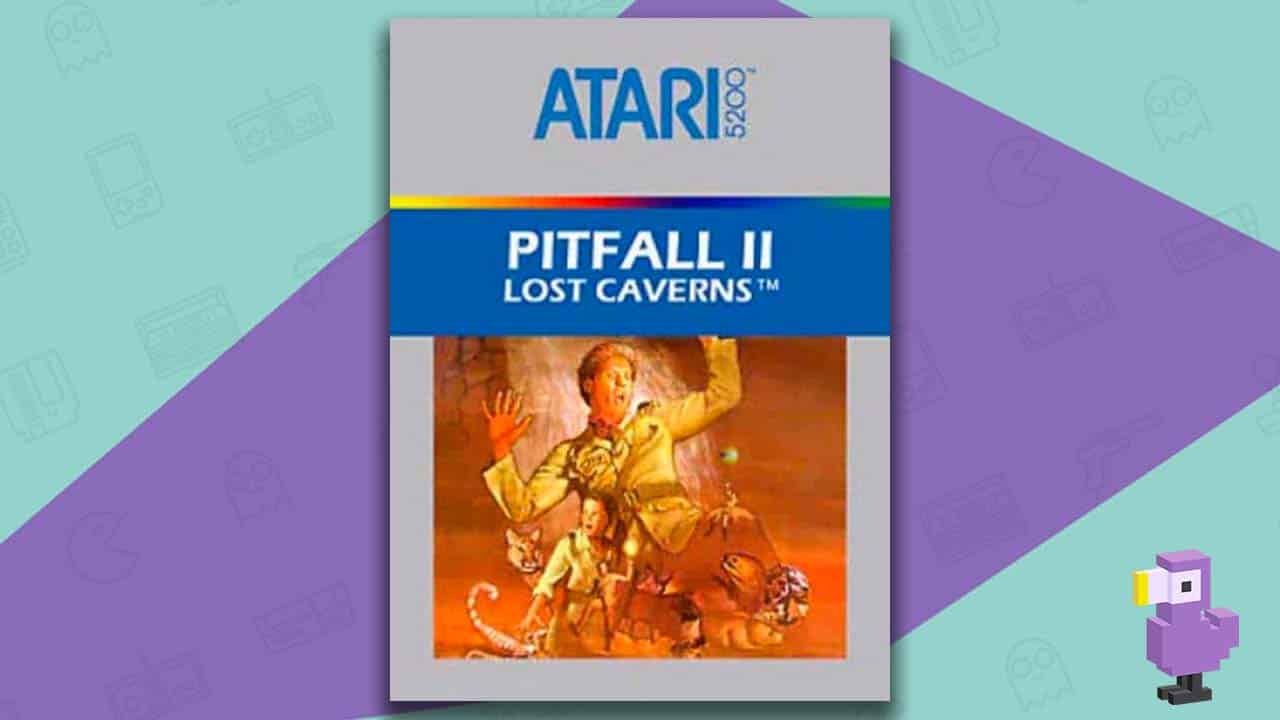 Pitfall II: Lost Caverns game case