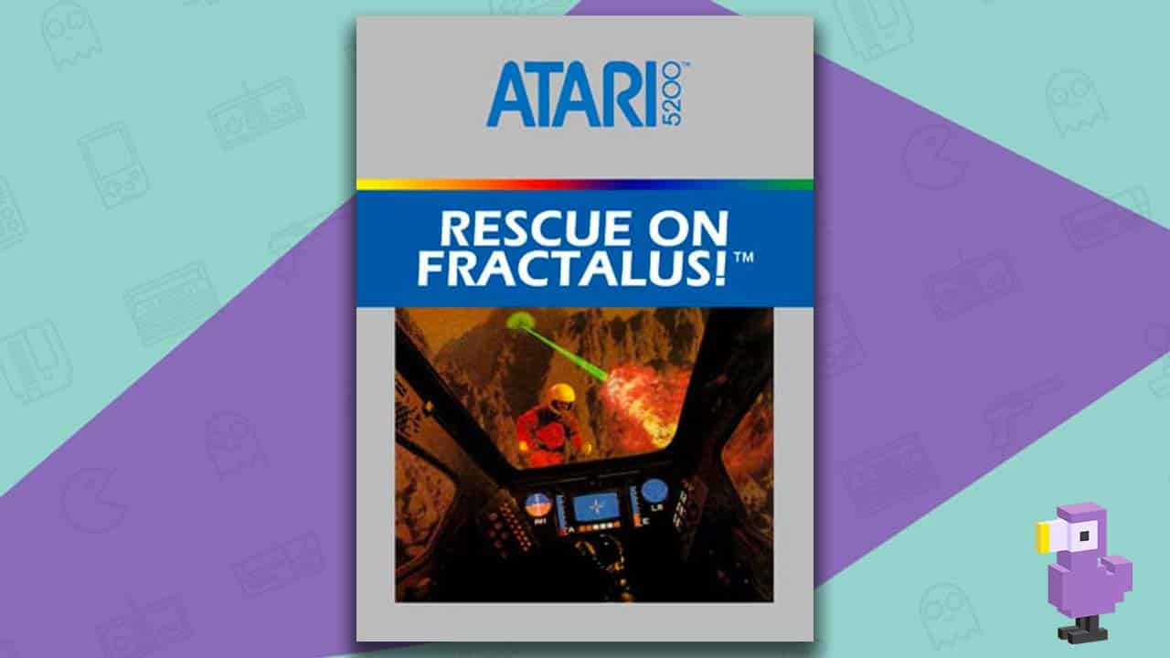 Rescue on Fractalus! game case