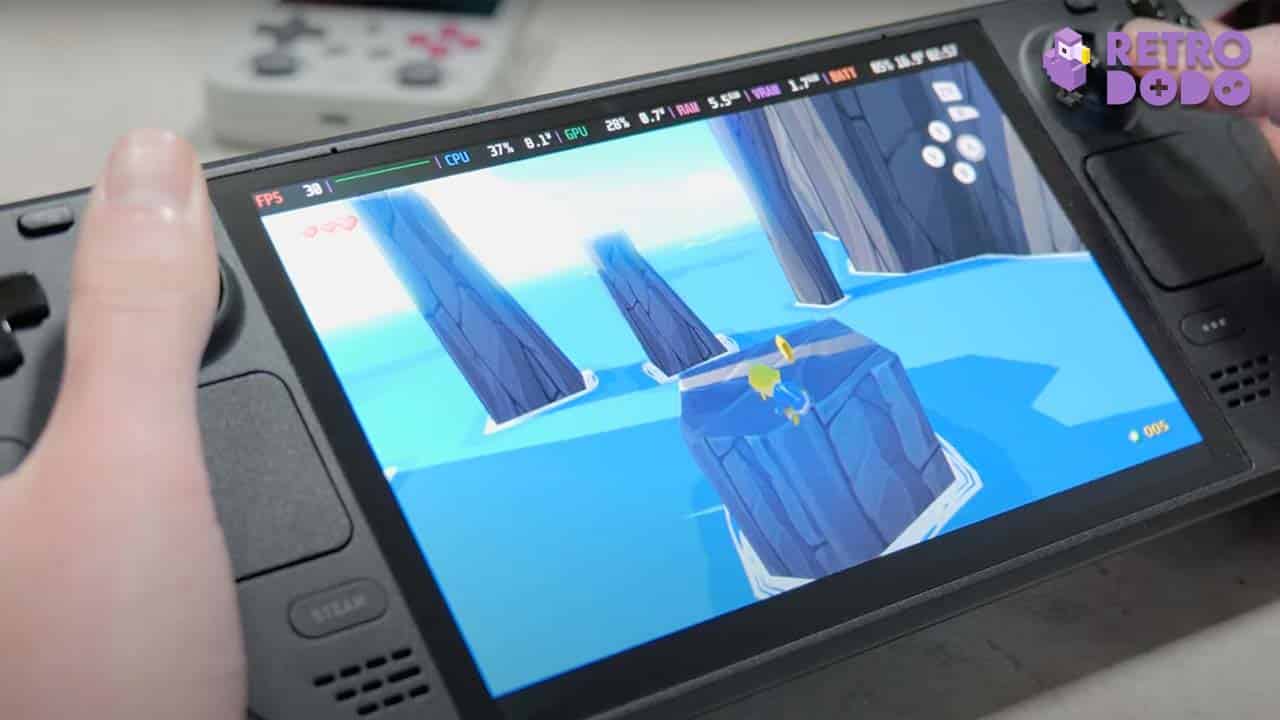 Wind Waker on the Steam Deck OLED