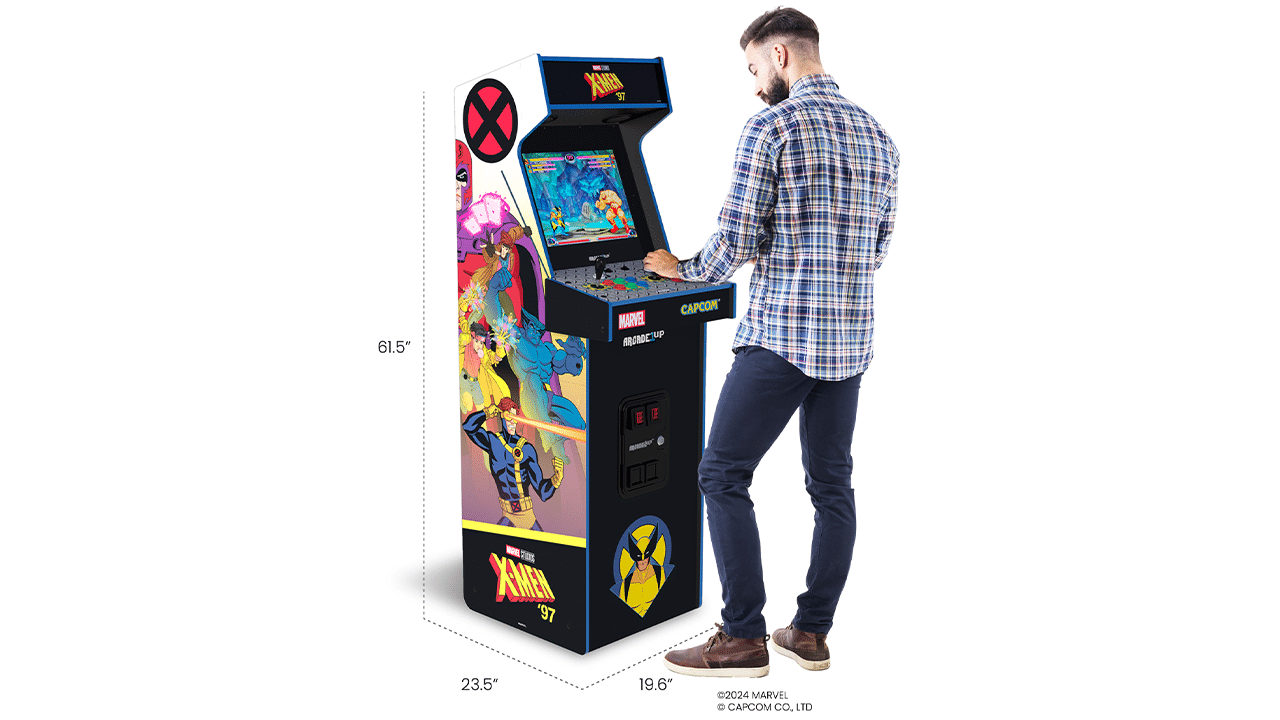 X-Men '97 Arcade Cabinet dimensions