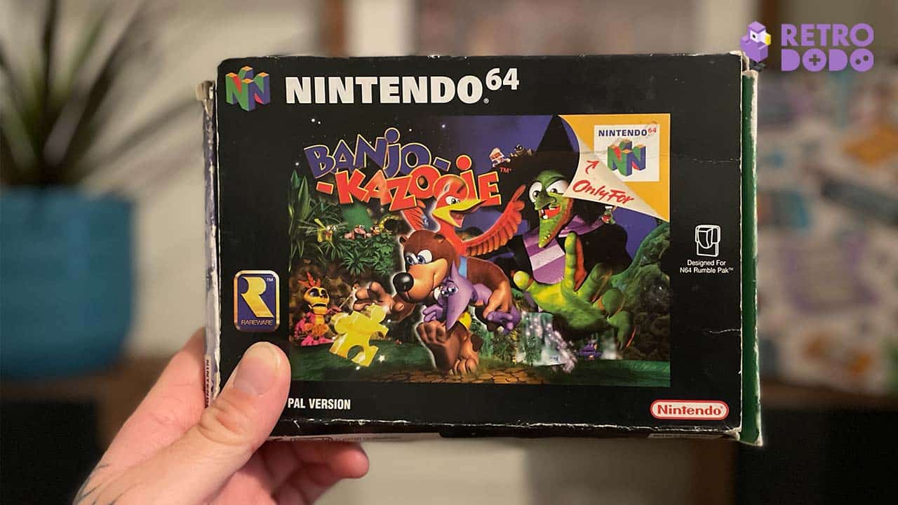 Seb's Banjo Kazooie game box