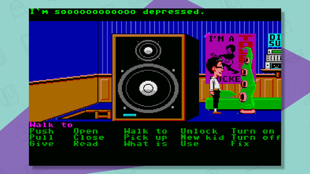 Maniac Mansion gameplay