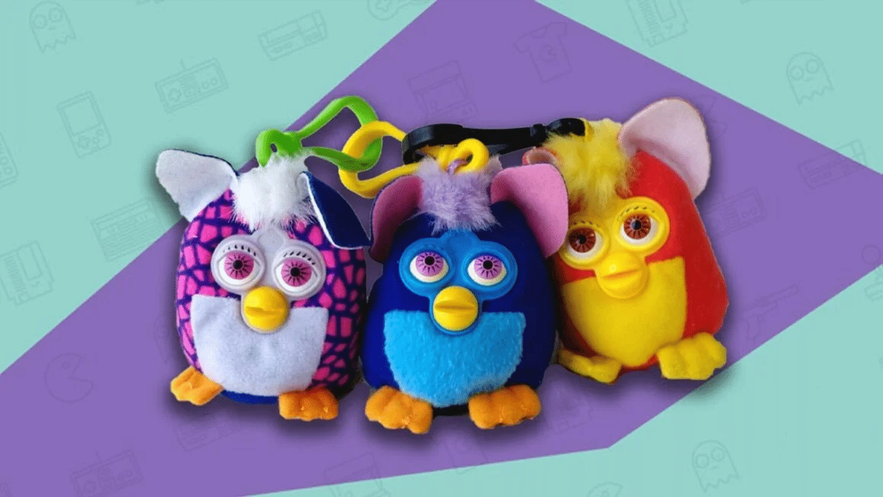 1990's Furby Keychain Toys