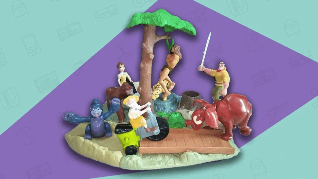 Tarzan 1999 McDonald's Happy Meal Complete Set