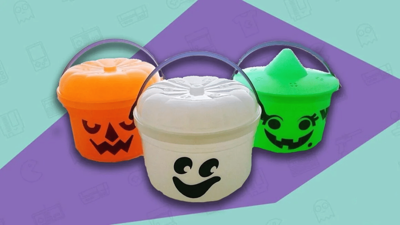 Vintage 1986 McDonald's Halloween Buckets