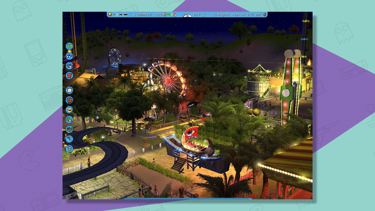 Rollercoaster Tycoon 3 gameplay