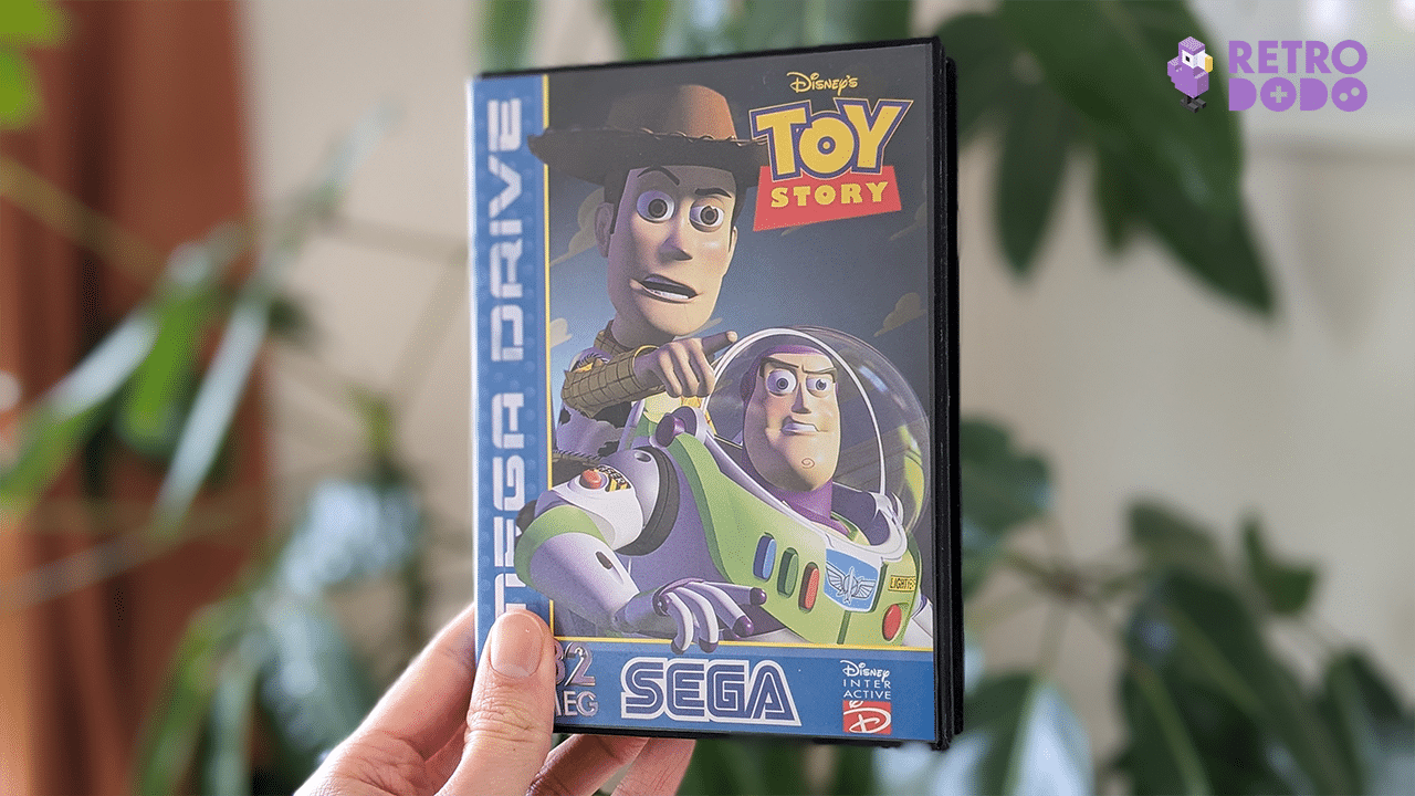 Toy Story game case for the Mega Drive