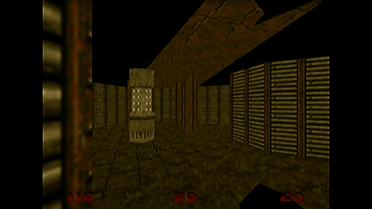 DOOM 64 port on Dreamcast gameplay