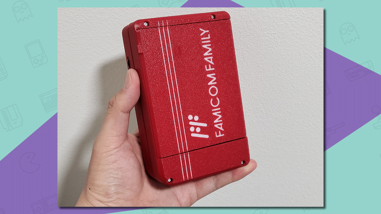 Handheld Famicon walkman rear.