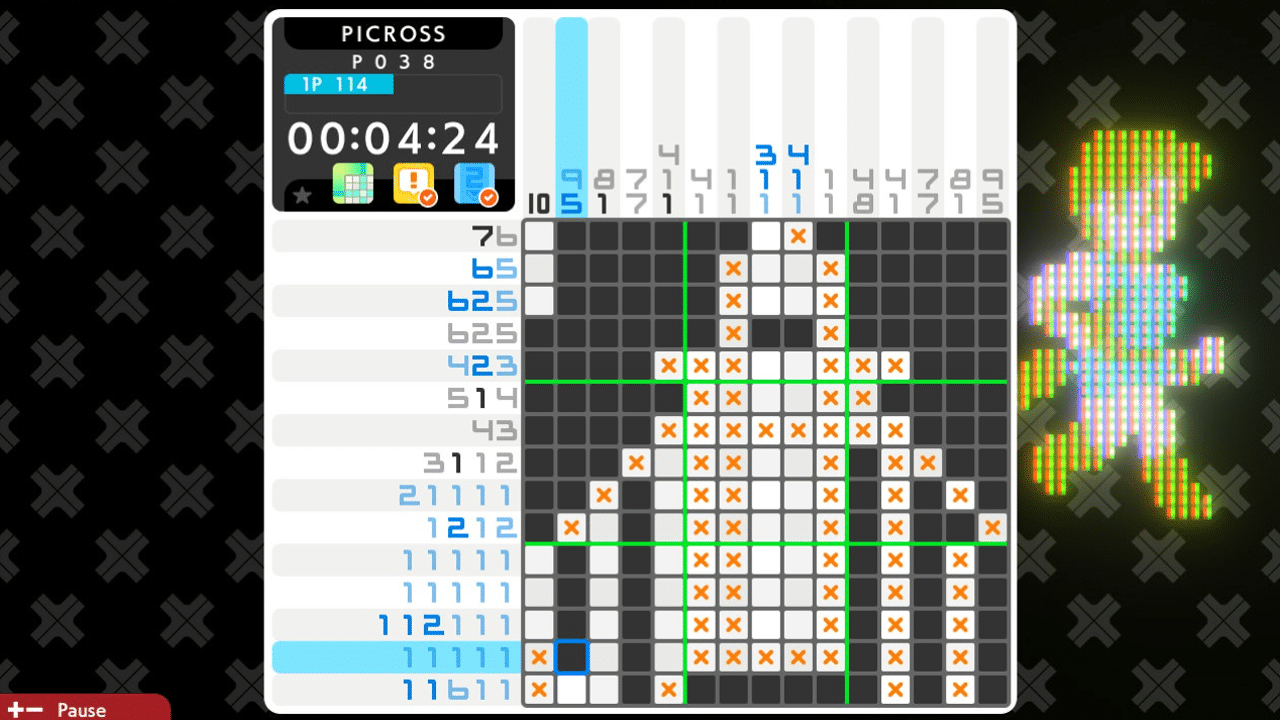 Picross S: Namco Legendary Edition screenshot