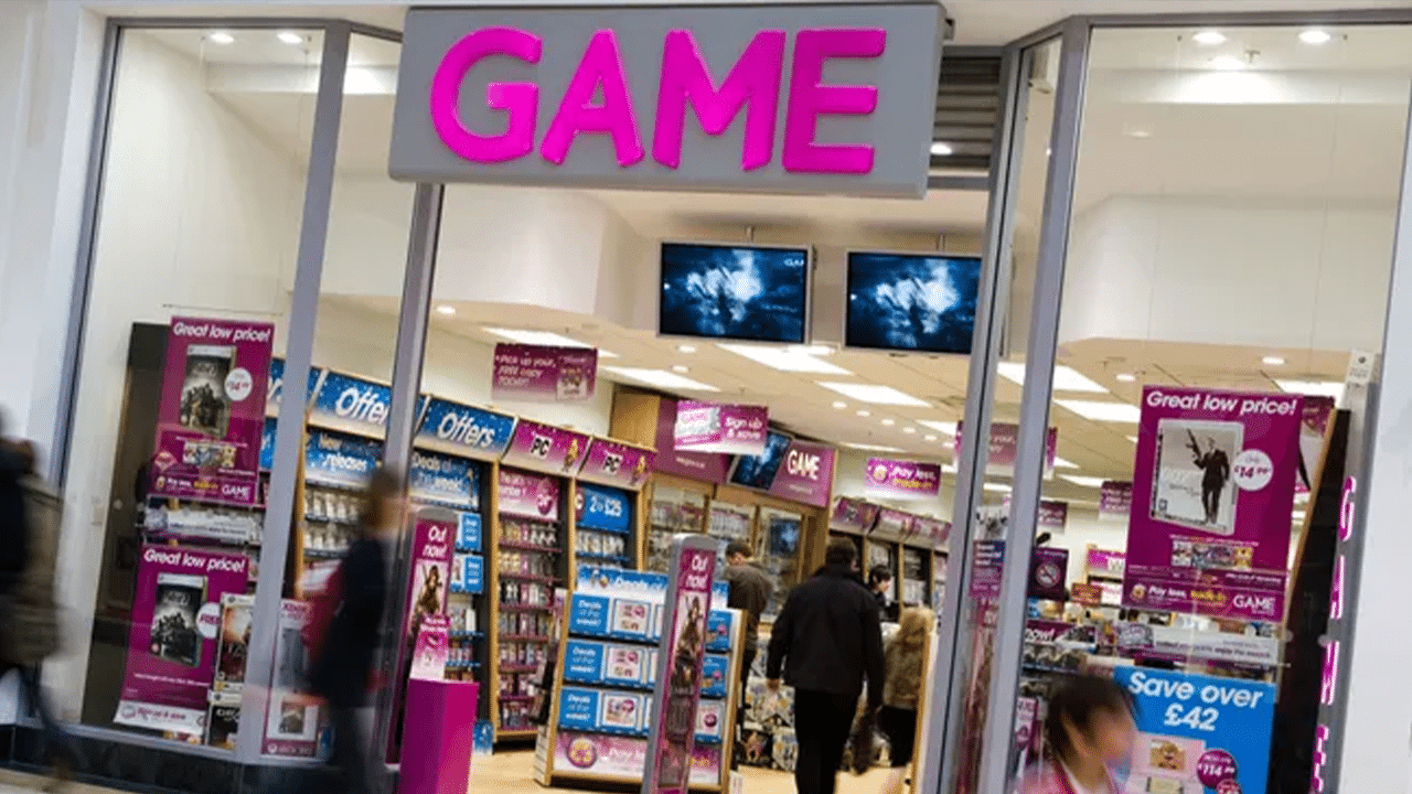 Shopfront of GAME store circa 2007